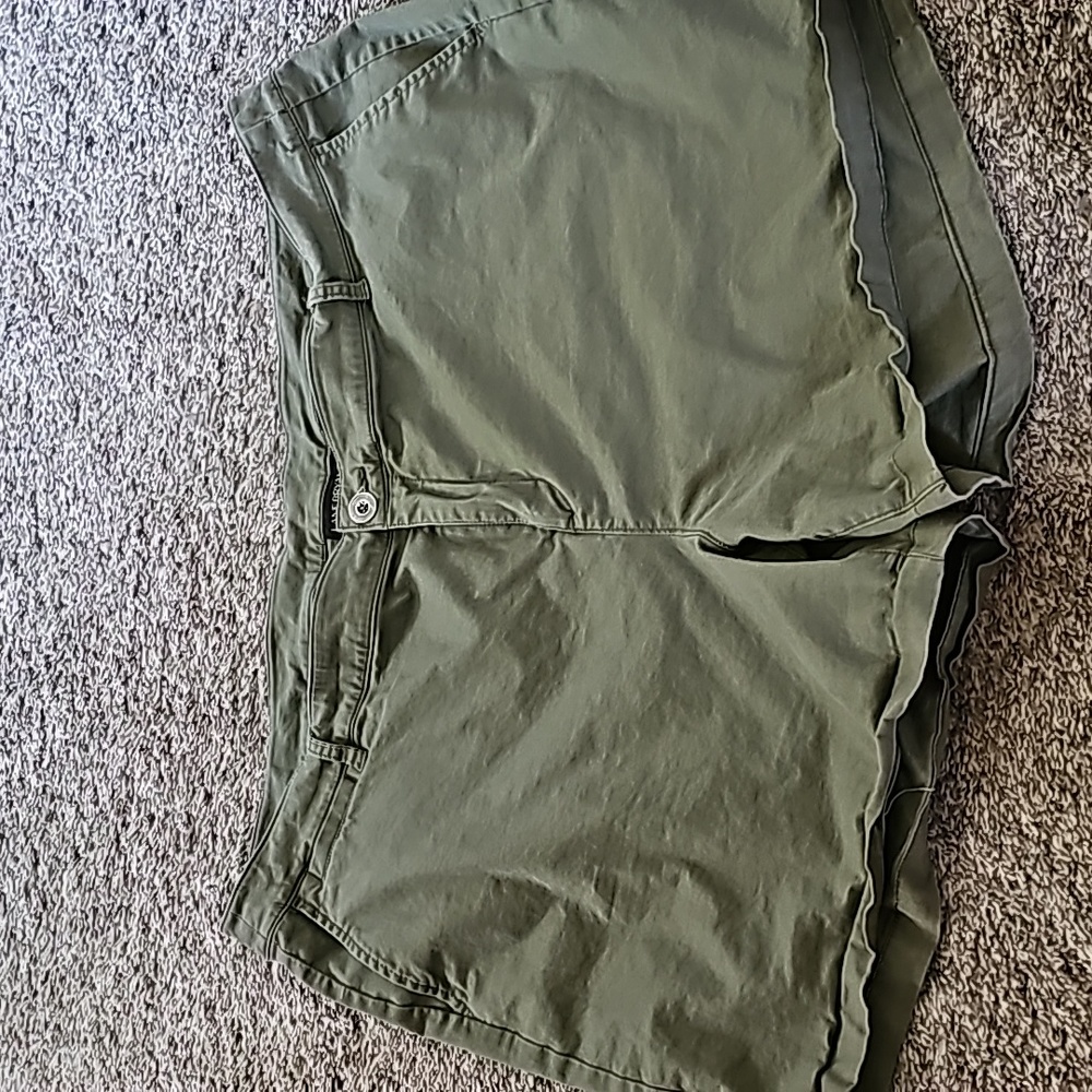 Lane Bryant Khaki Women's Cargo Shorts